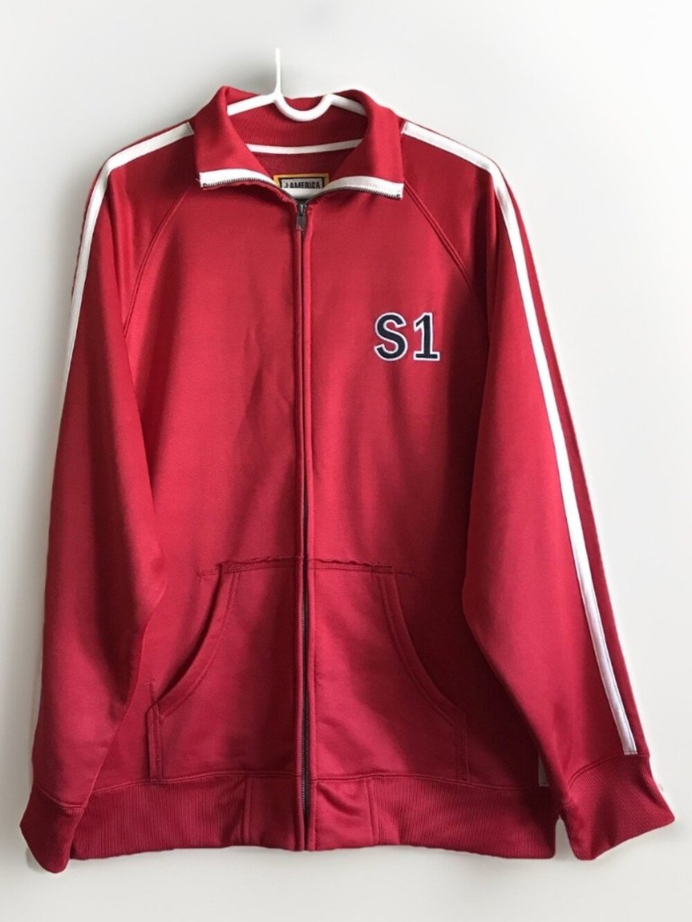 J. America Disney High School‎ Musical Series Track Jacket XL Red S1 Full Zip